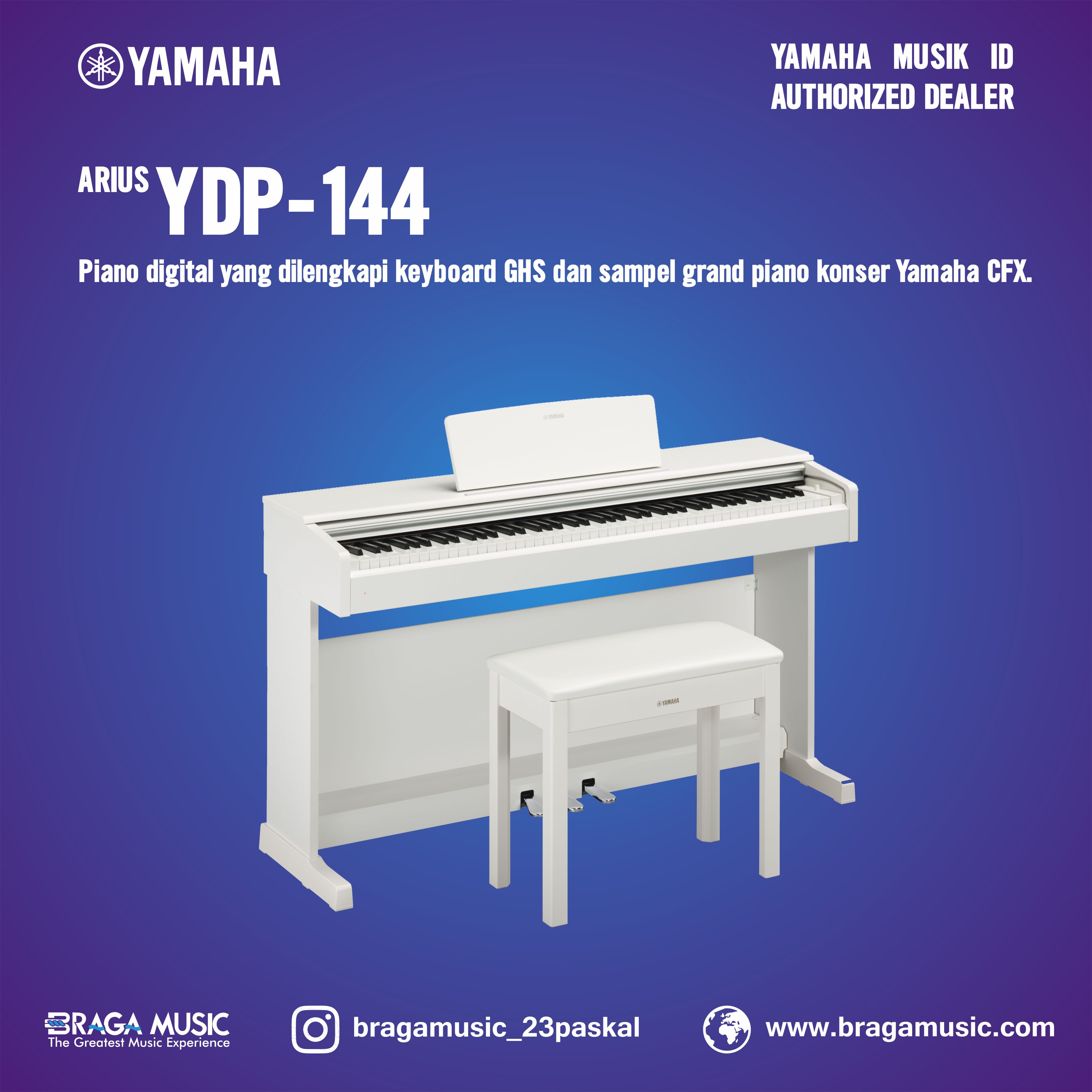 ARIUS YDP-144 WHITE ARIUS YDP-144 WHITE